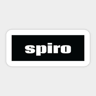 Spiro Sticker